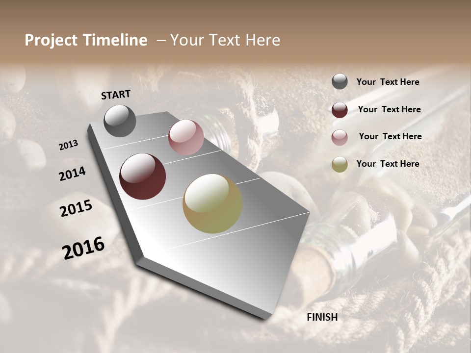 Shell Still Texture PowerPoint Template