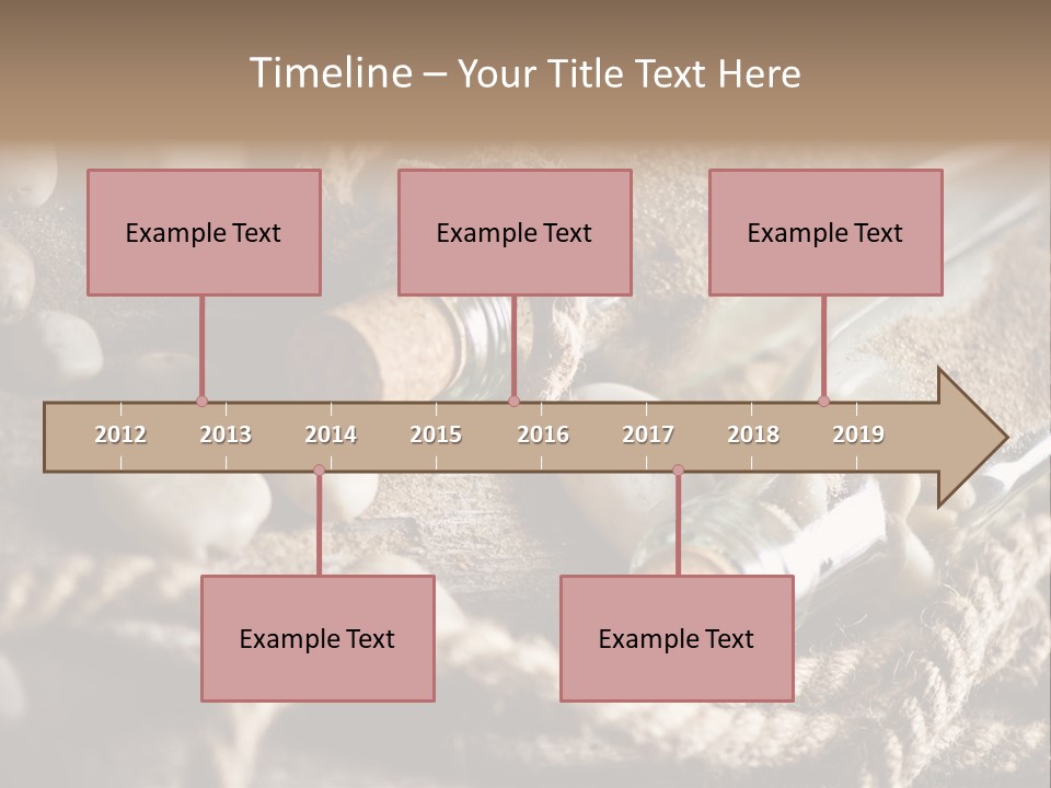 Shell Still Texture PowerPoint Template