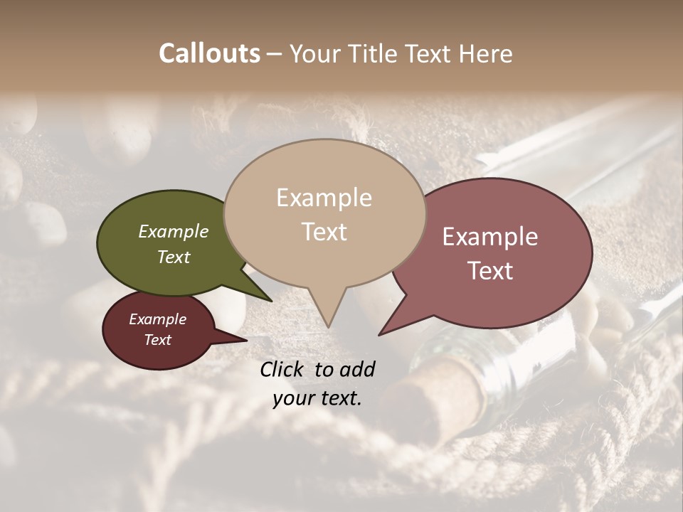 Shell Still Texture PowerPoint Template