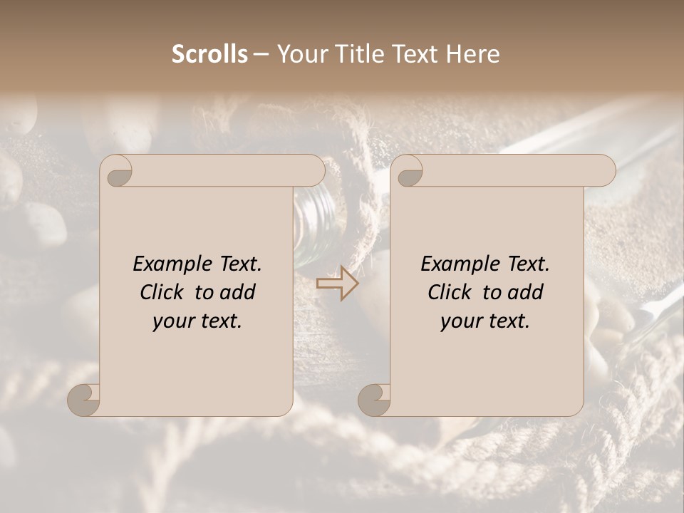 Shell Still Texture PowerPoint Template