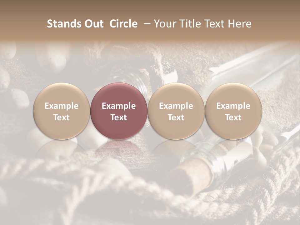 Shell Still Texture PowerPoint Template