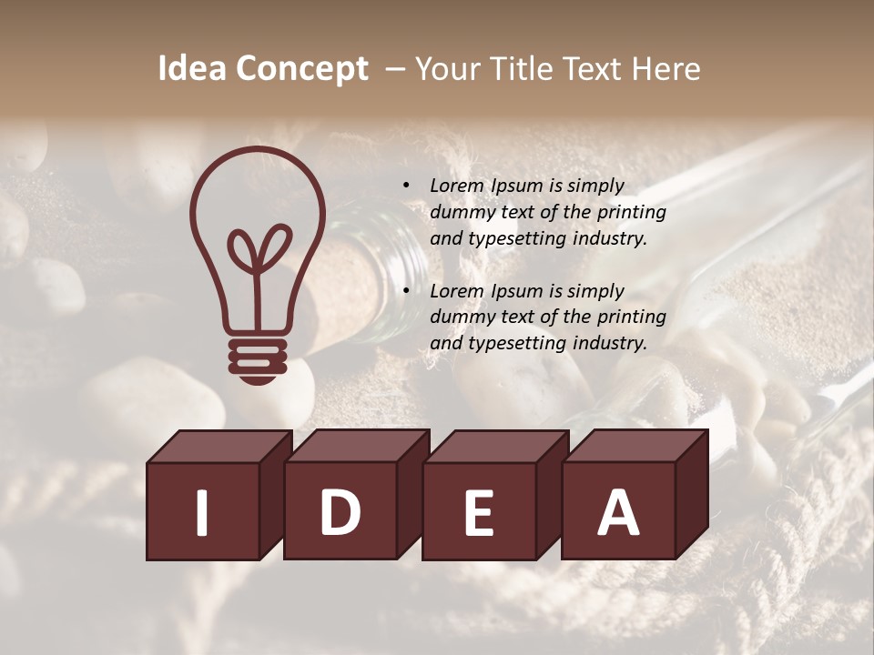 Shell Still Texture PowerPoint Template