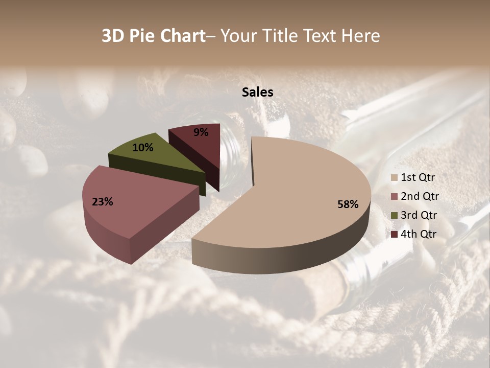 Shell Still Texture PowerPoint Template