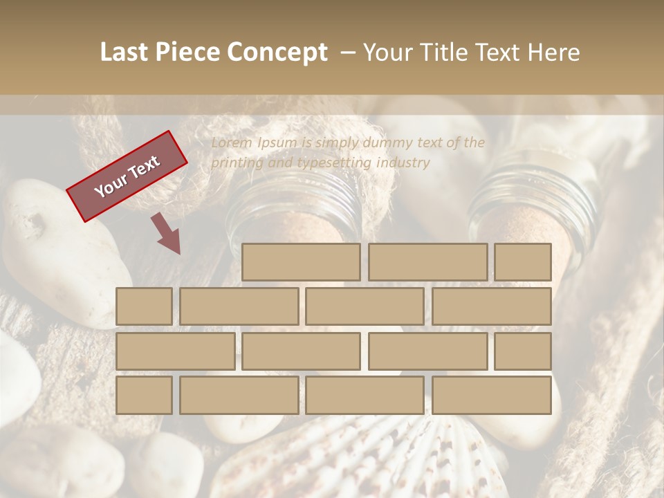 Rotten Board Shell Design PowerPoint Template
