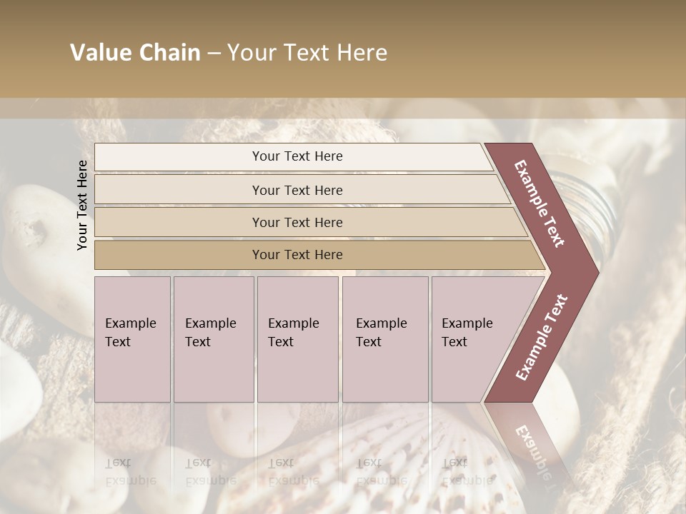 Rotten Board Shell Design PowerPoint Template