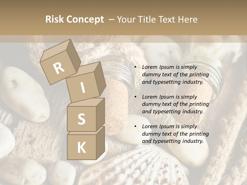 Rotten Board Shell Design PowerPoint Template