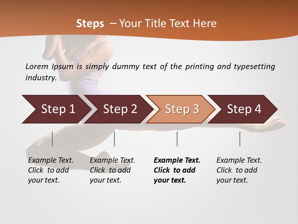 Gymnastic Motion Beautiful PowerPoint Template