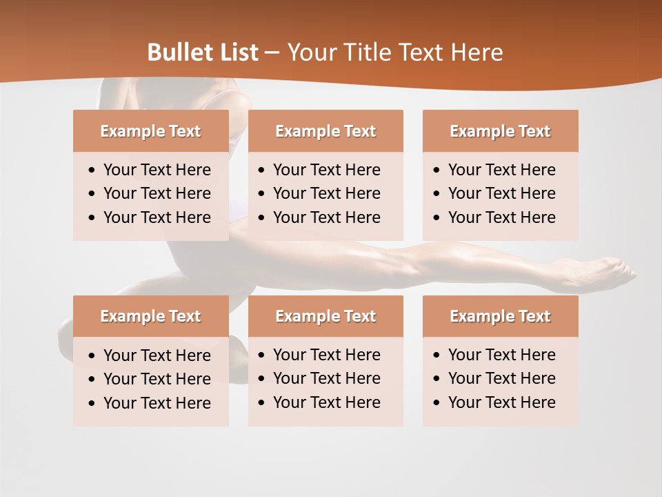 Gymnastic Motion Beautiful PowerPoint Template