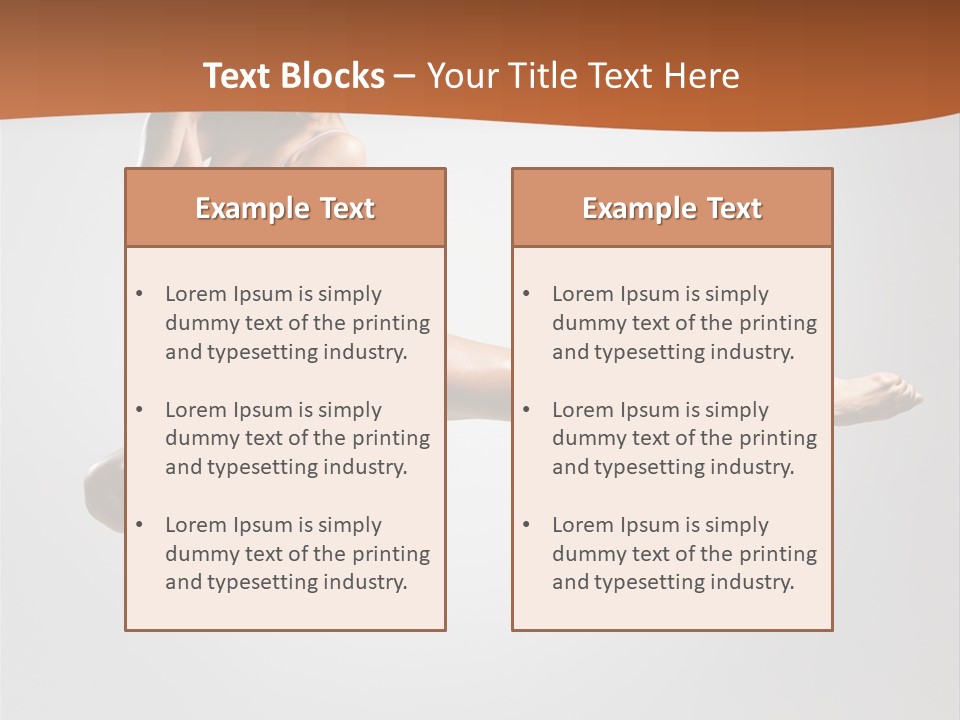 Gymnastic Motion Beautiful PowerPoint Template