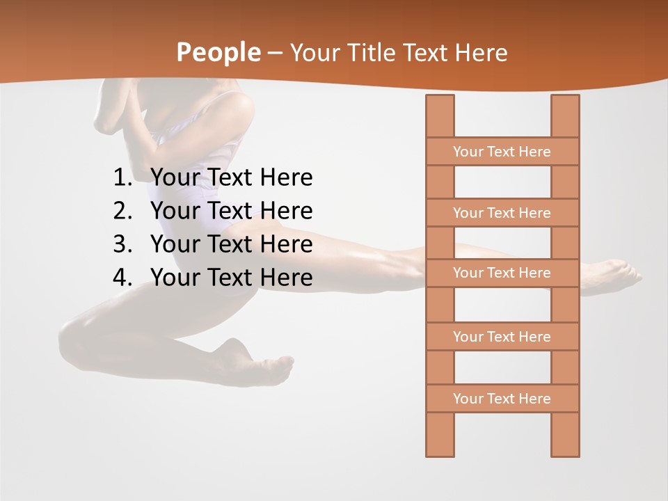 Gymnastic Motion Beautiful PowerPoint Template