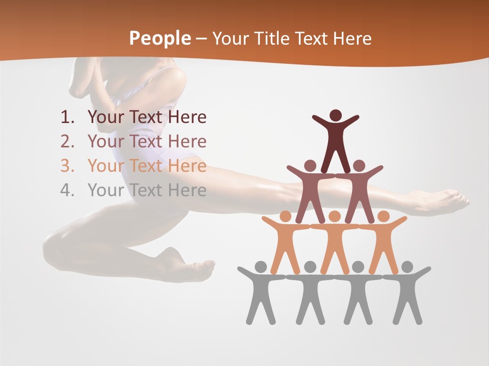 Gymnastic Motion Beautiful PowerPoint Template