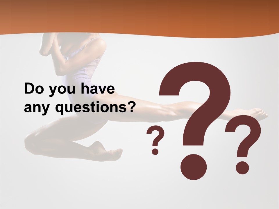 Gymnastic Motion Beautiful PowerPoint Template