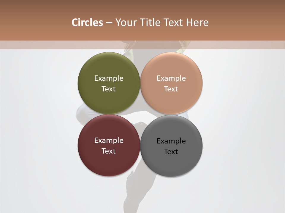 Aerobics Acrobat Pose PowerPoint Template