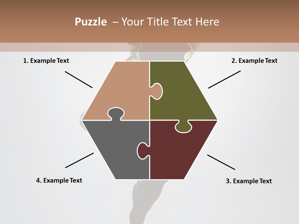 Aerobics Acrobat Pose PowerPoint Template