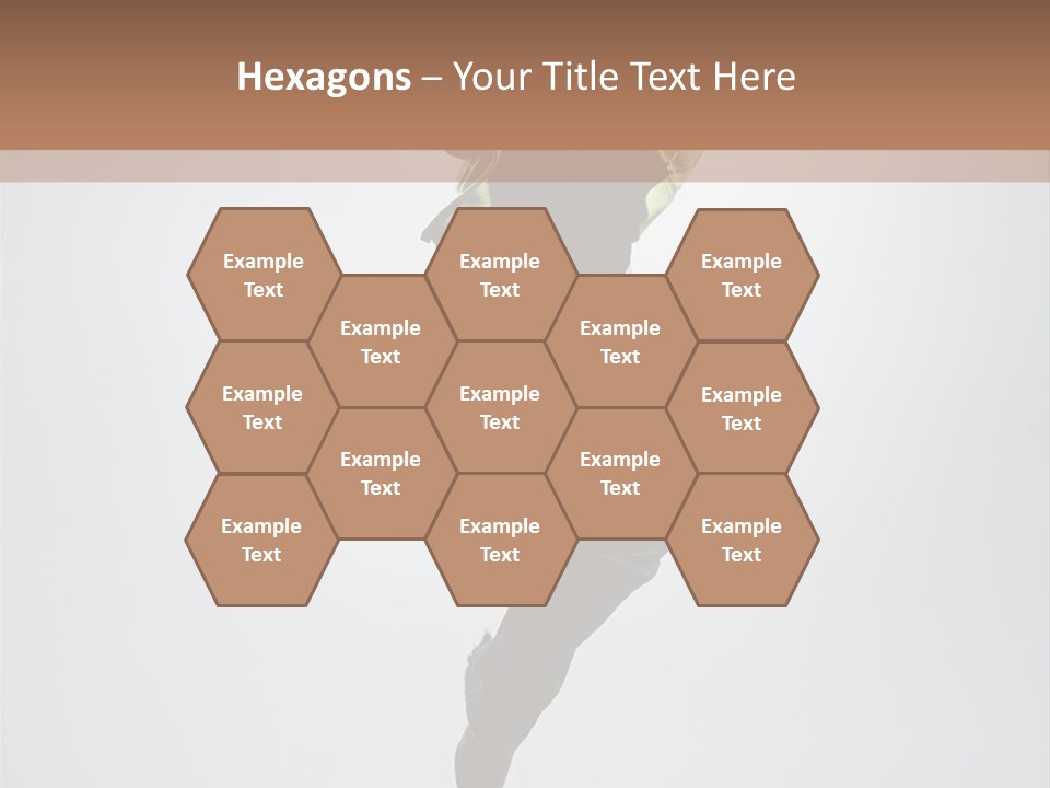 Aerobics Acrobat Pose PowerPoint Template