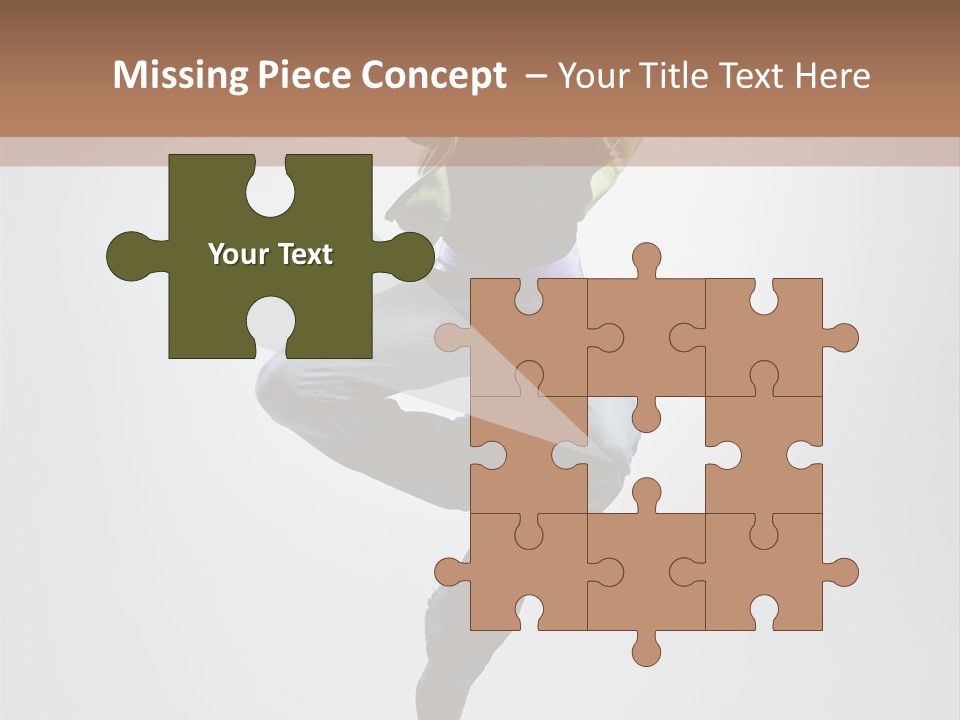 Aerobics Acrobat Pose PowerPoint Template