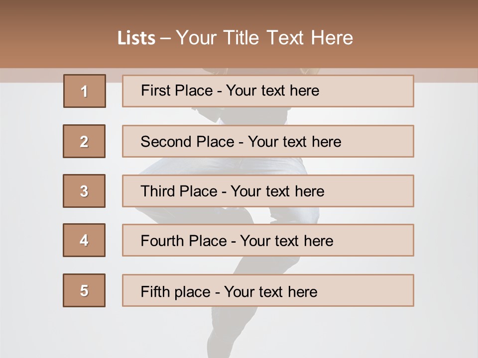 Aerobics Acrobat Pose PowerPoint Template