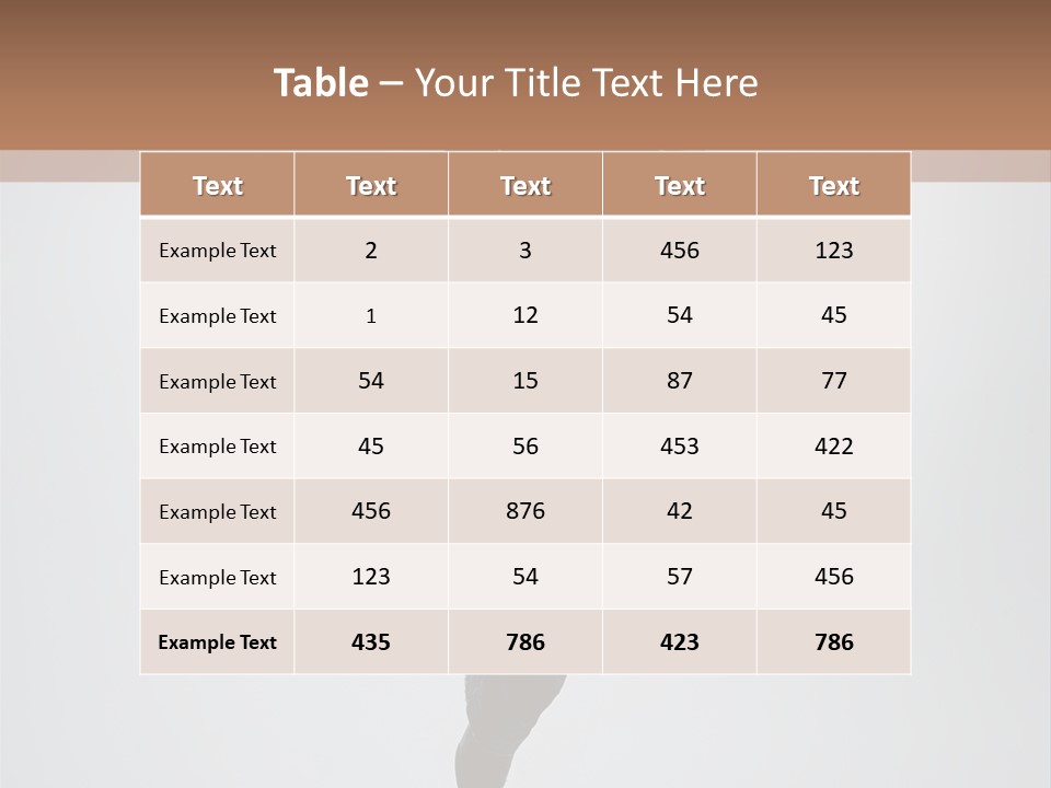 Aerobics Acrobat Pose PowerPoint Template