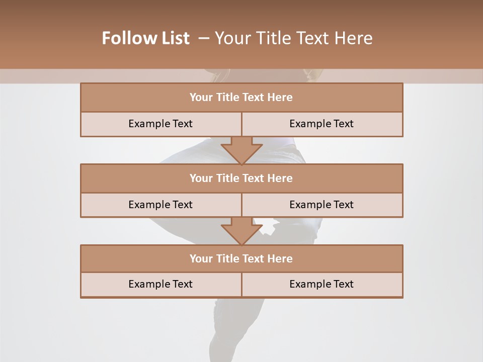 Aerobics Acrobat Pose PowerPoint Template