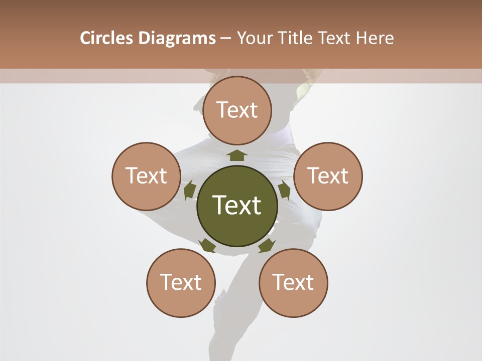 Aerobics Acrobat Pose PowerPoint Template