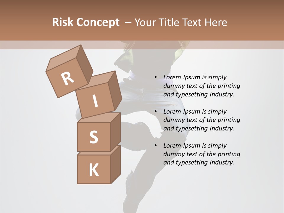 Aerobics Acrobat Pose PowerPoint Template