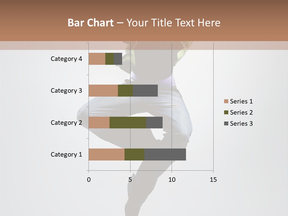 Aerobics Acrobat Pose PowerPoint Template