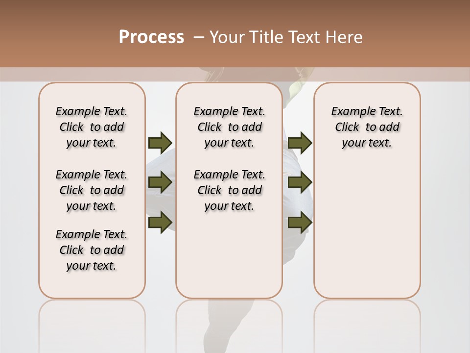 Aerobics Acrobat Pose PowerPoint Template