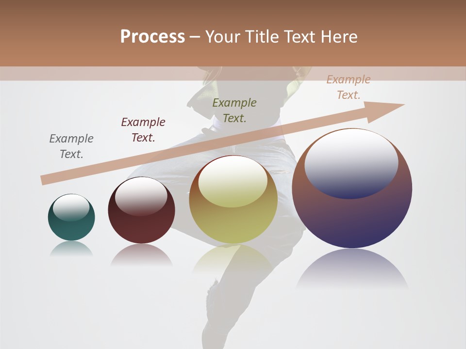 Aerobics Acrobat Pose PowerPoint Template