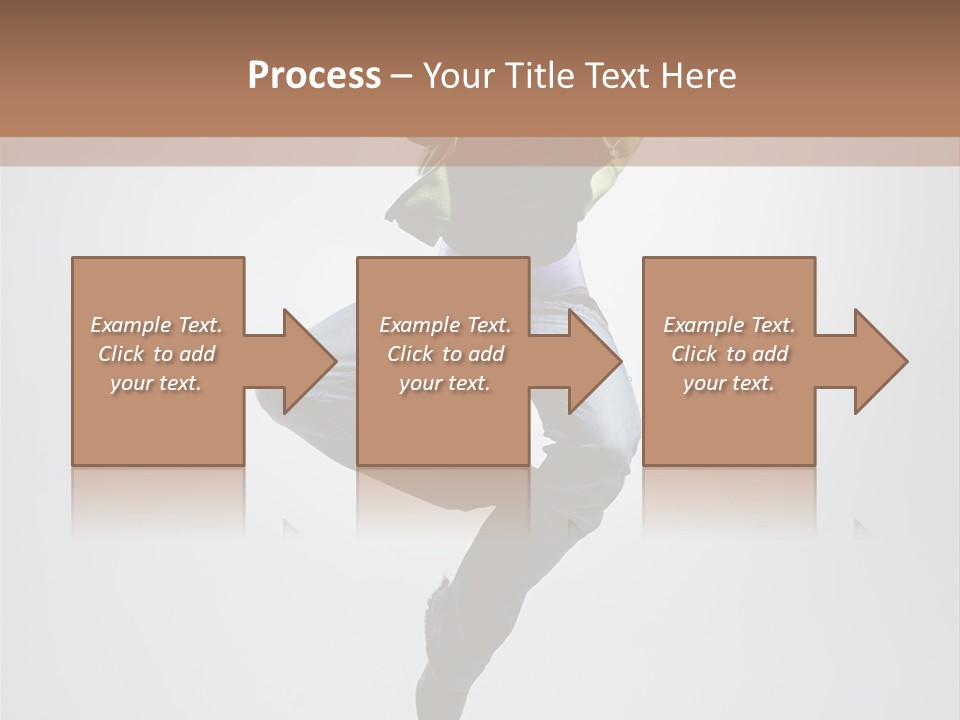 Aerobics Acrobat Pose PowerPoint Template