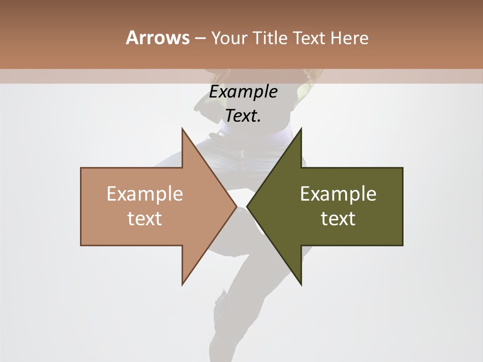 Aerobics Acrobat Pose PowerPoint Template