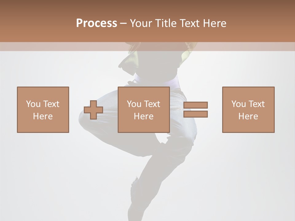 Aerobics Acrobat Pose PowerPoint Template