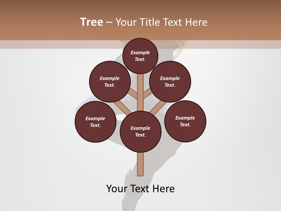 Aerobics Acrobat Pose PowerPoint Template