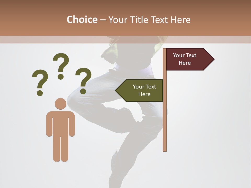 Aerobics Acrobat Pose PowerPoint Template