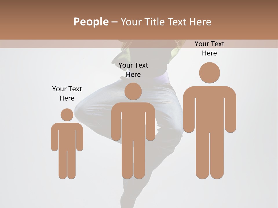 Aerobics Acrobat Pose PowerPoint Template