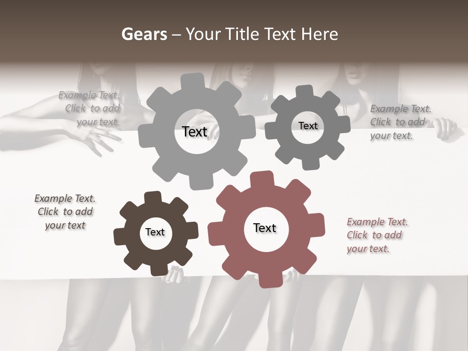 Straight Background  PowerPoint Template