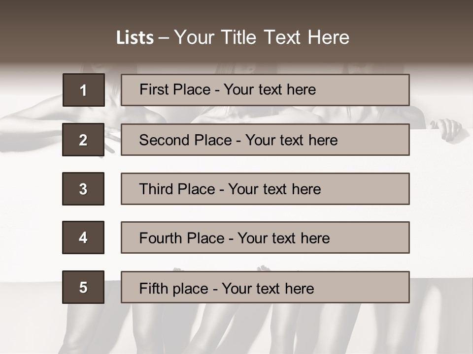 Straight Background  PowerPoint Template