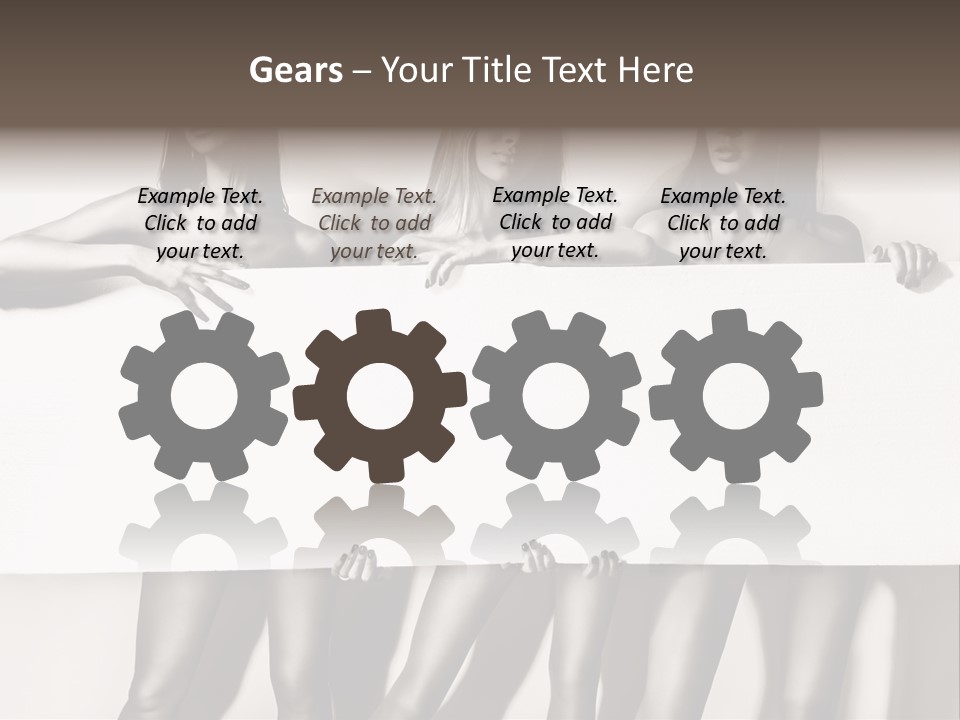 Straight Background  PowerPoint Template