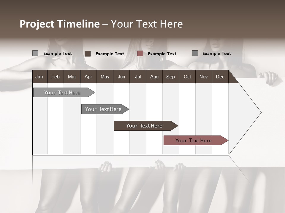 Straight Background  PowerPoint Template