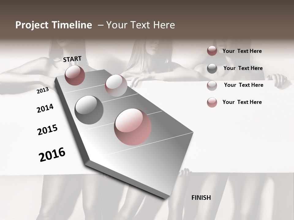 Straight Background  PowerPoint Template