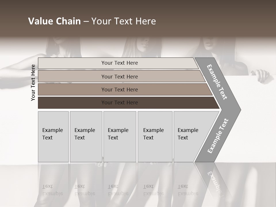 Straight Background  PowerPoint Template