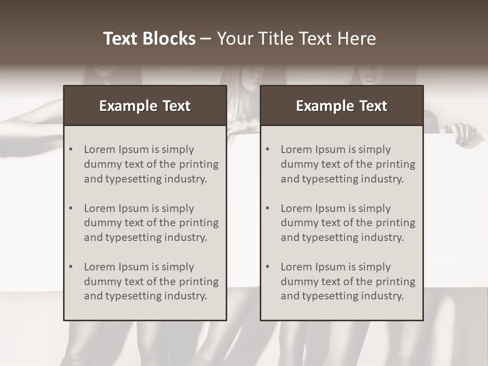 Straight Background  PowerPoint Template