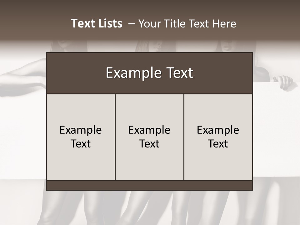 Straight Background  PowerPoint Template