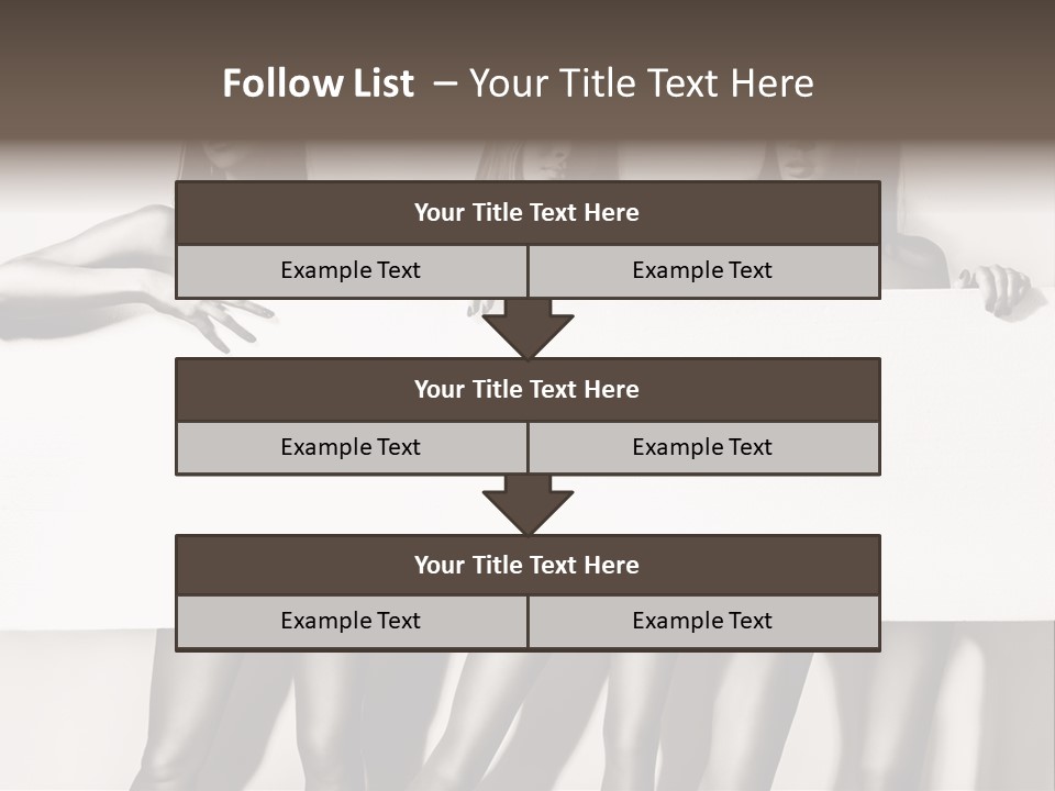 Straight Background  PowerPoint Template