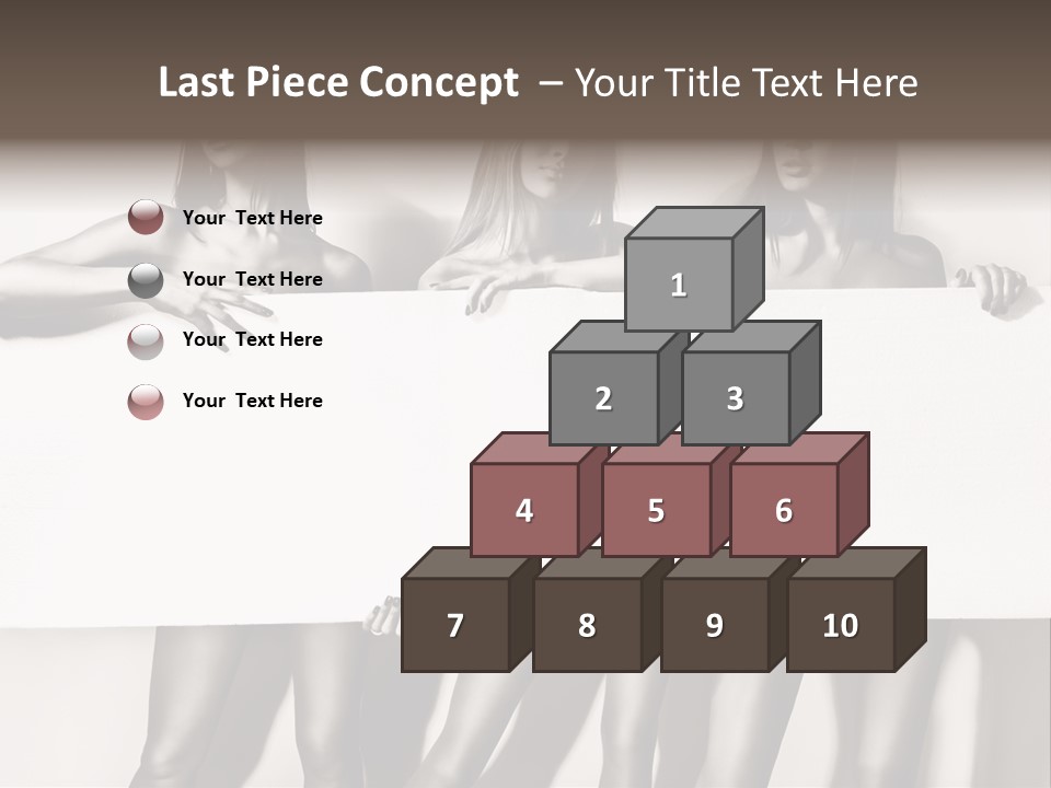 Straight Background  PowerPoint Template