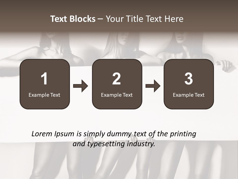 Straight Background  PowerPoint Template