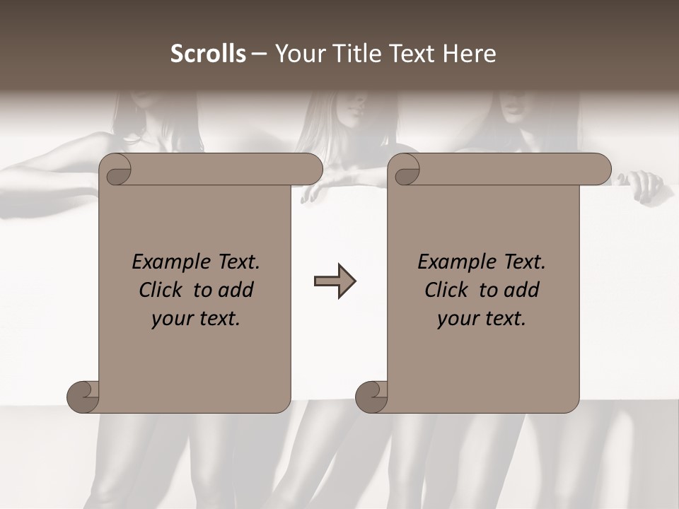 Straight Background  PowerPoint Template