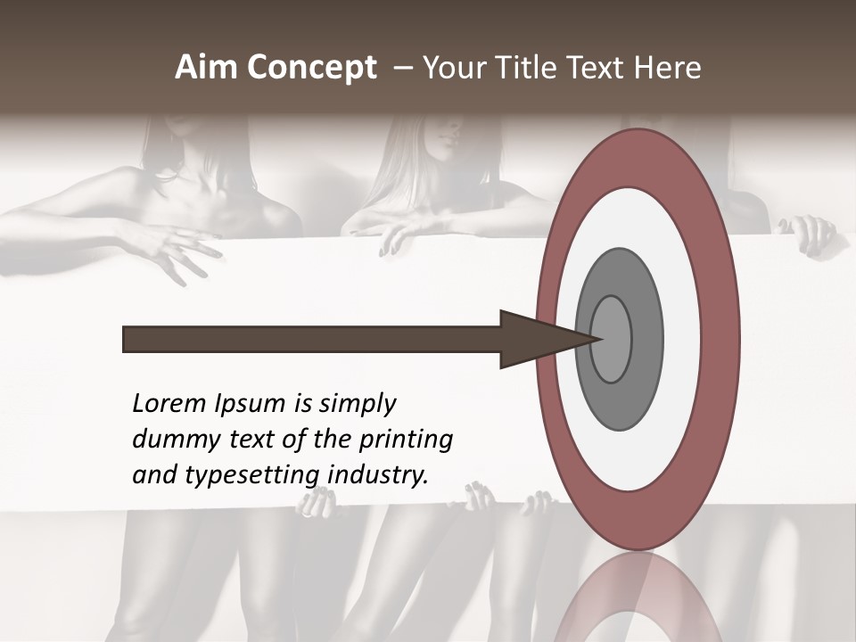 Straight Background  PowerPoint Template