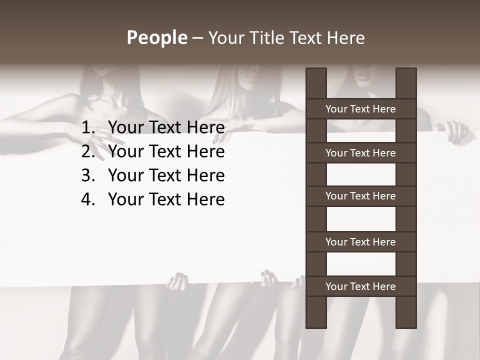 Straight Background  PowerPoint Template