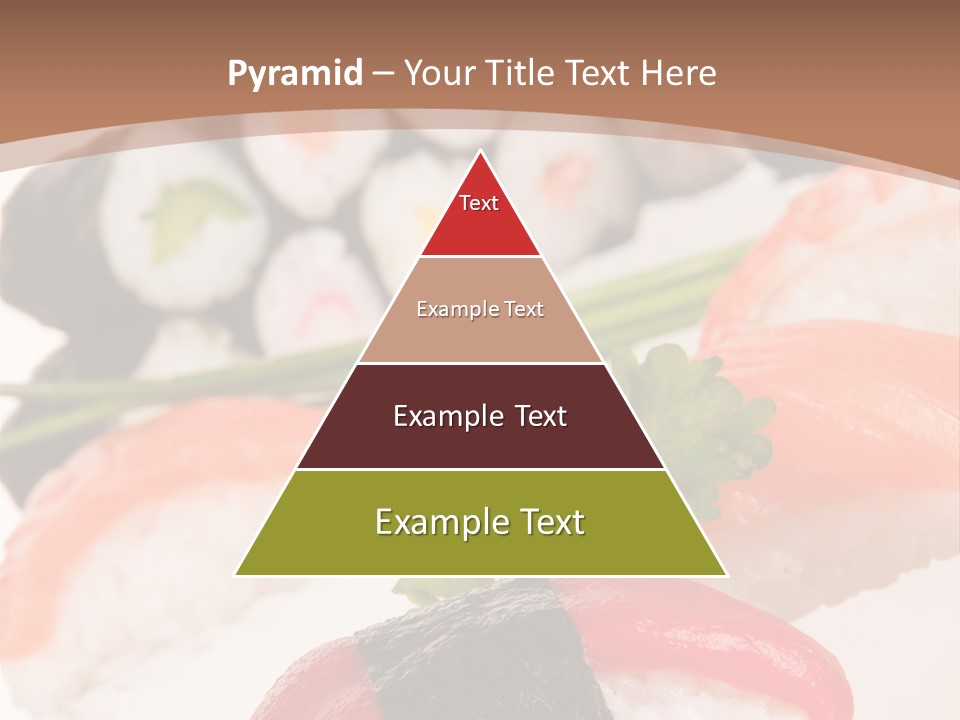 Smoked Sashimi Fish PowerPoint Template