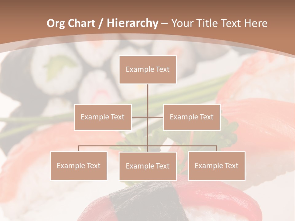 Smoked Sashimi Fish PowerPoint Template